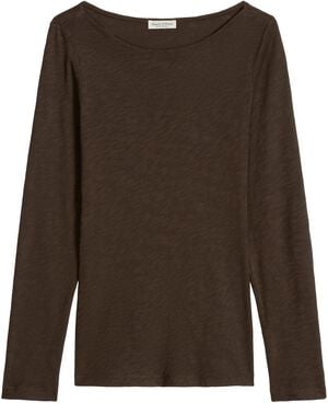T-Shirt, Longsleeve, Boat Neck