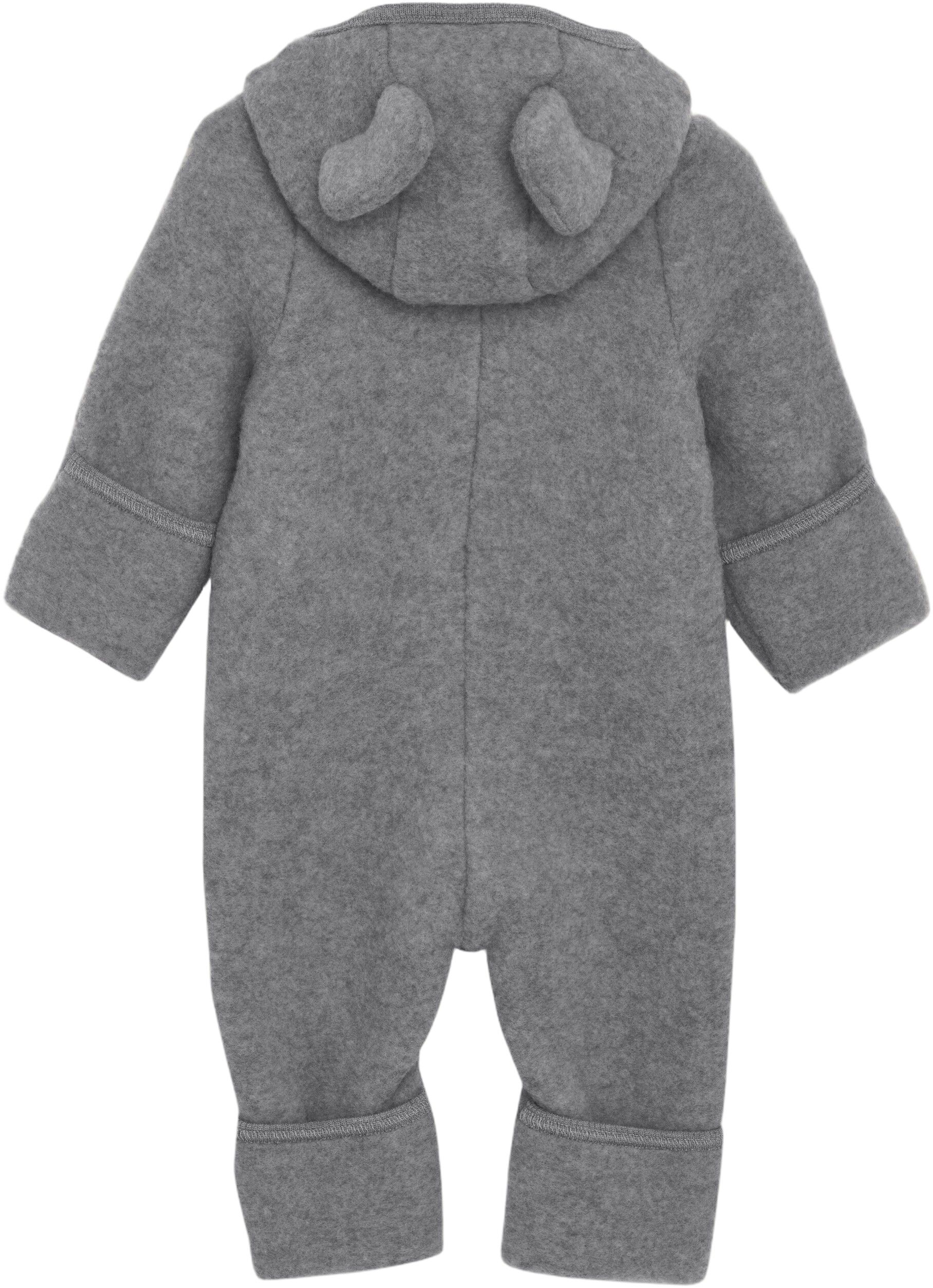 Pram Suit Ears Wool Fleece