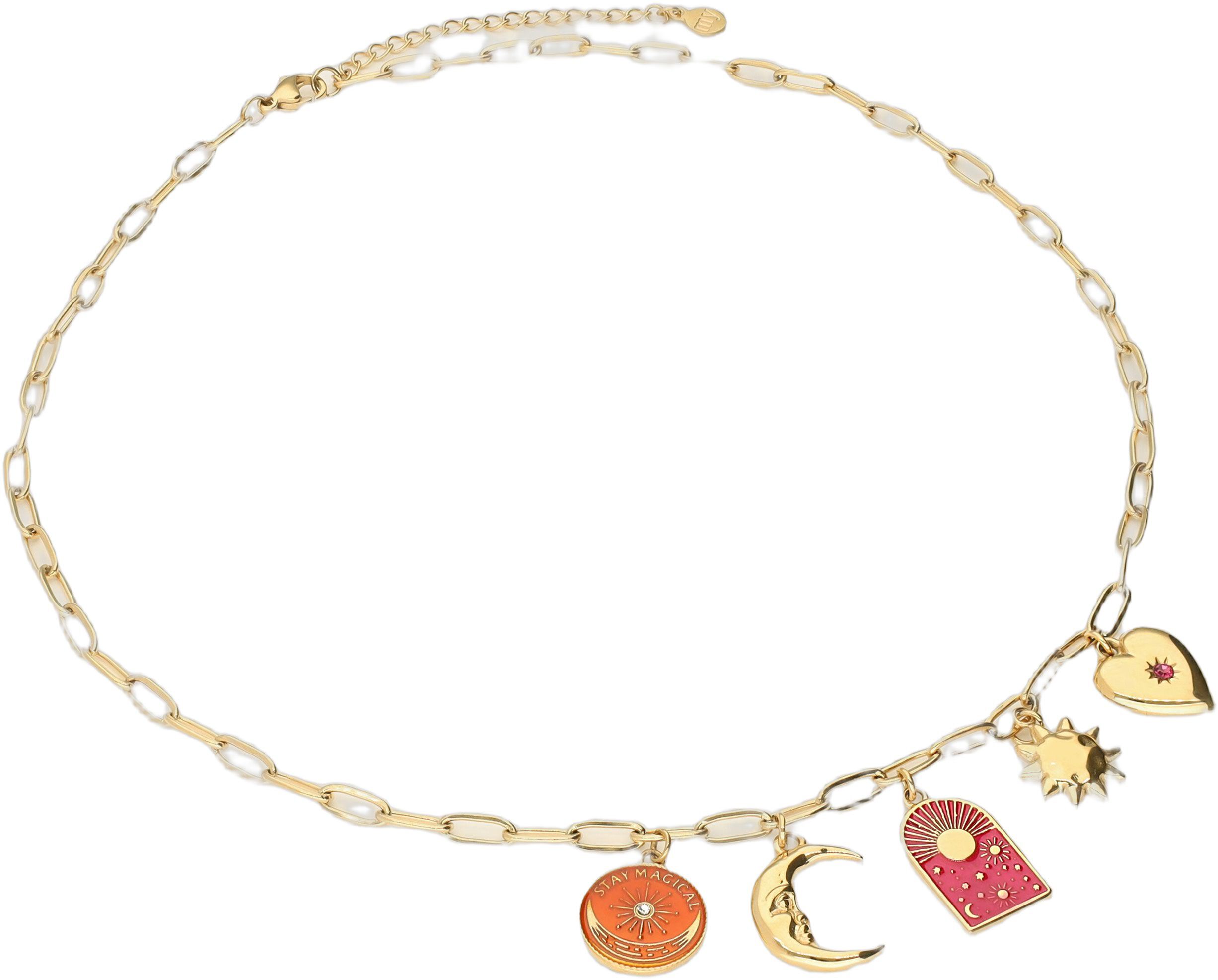 Necklace multi charms