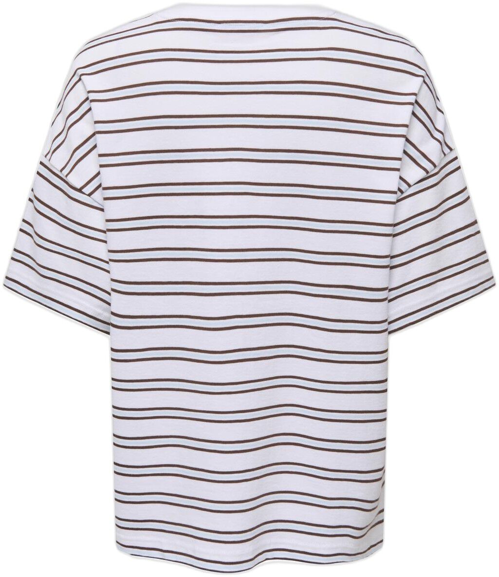 ONLLISA STRIPE S/S TOP JRS