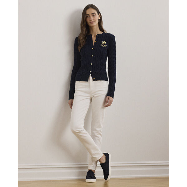 Cable-Knit Cotton Cardigan