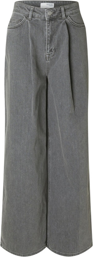 SLFOLIVIA-GRY HW EXTRA WIDE JEANS