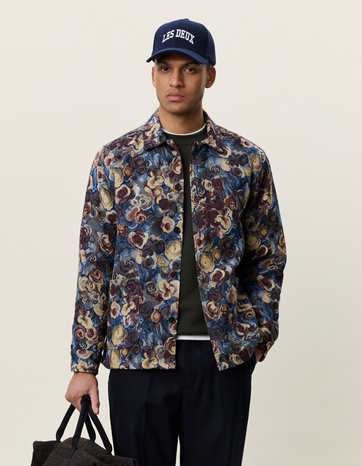 Flower Jacquard Overshirt