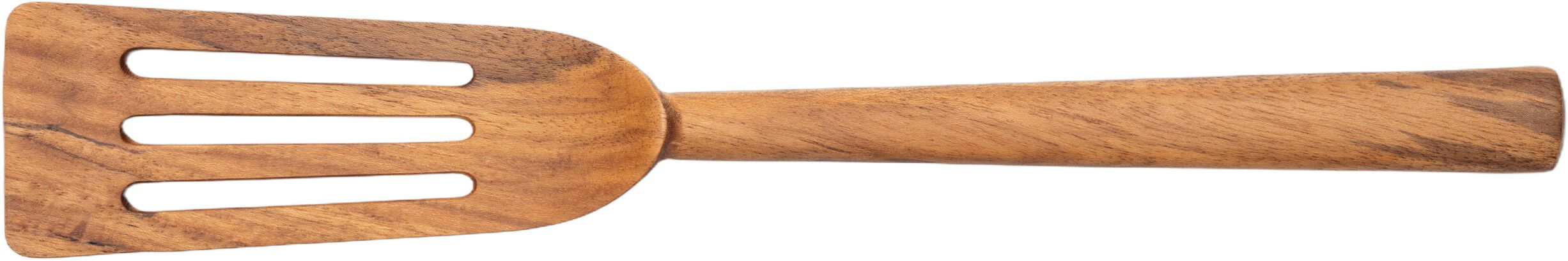 Spatel med huller, teak, smal