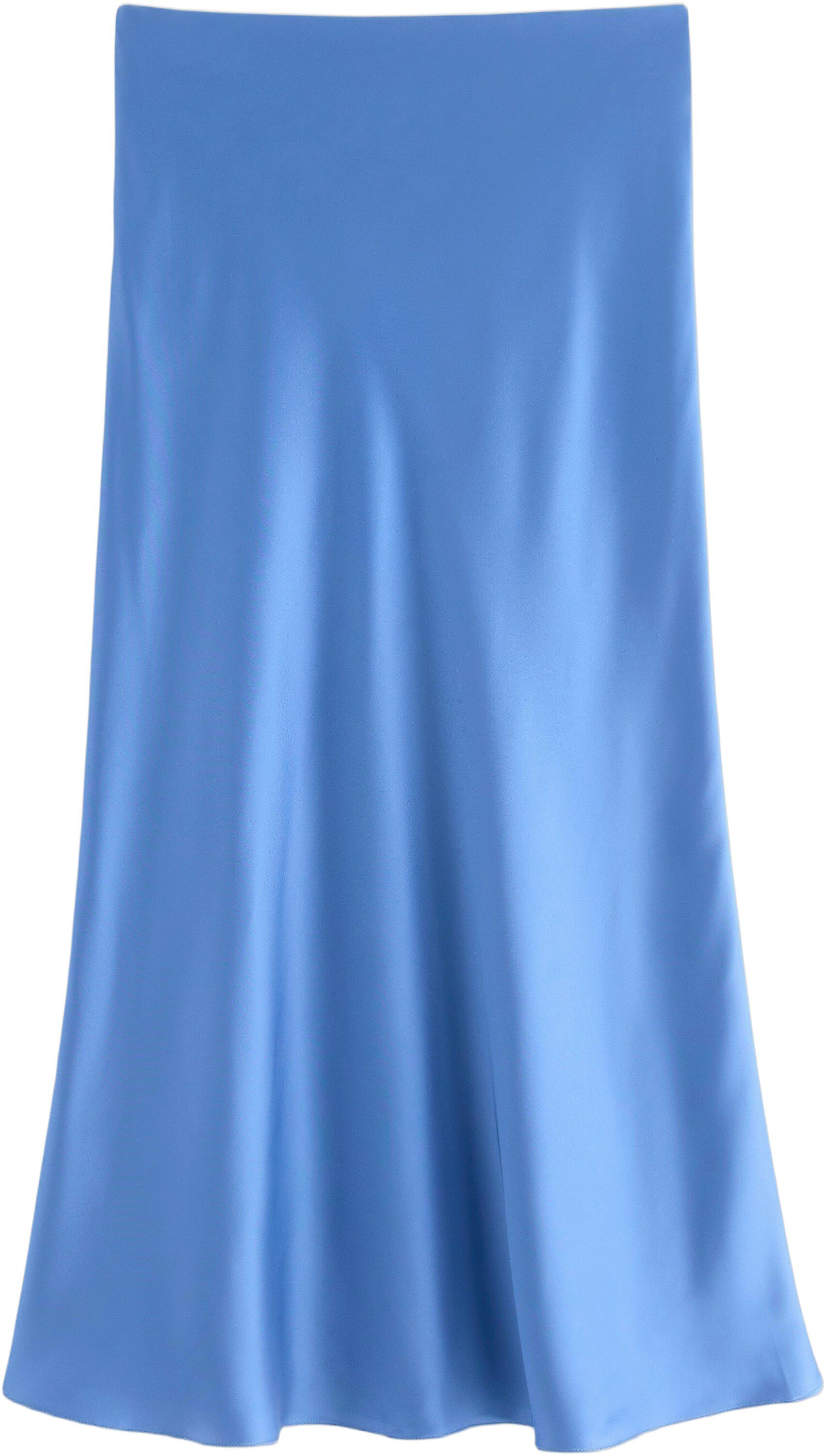 Sleek midi skirt with a slightly fl