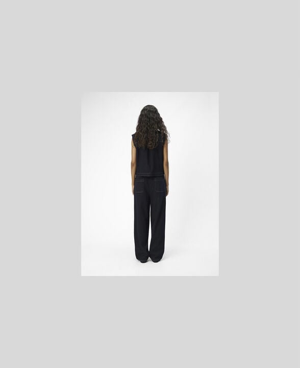 OBJCAMILLA DENIM MW LOOSE PANTS 135