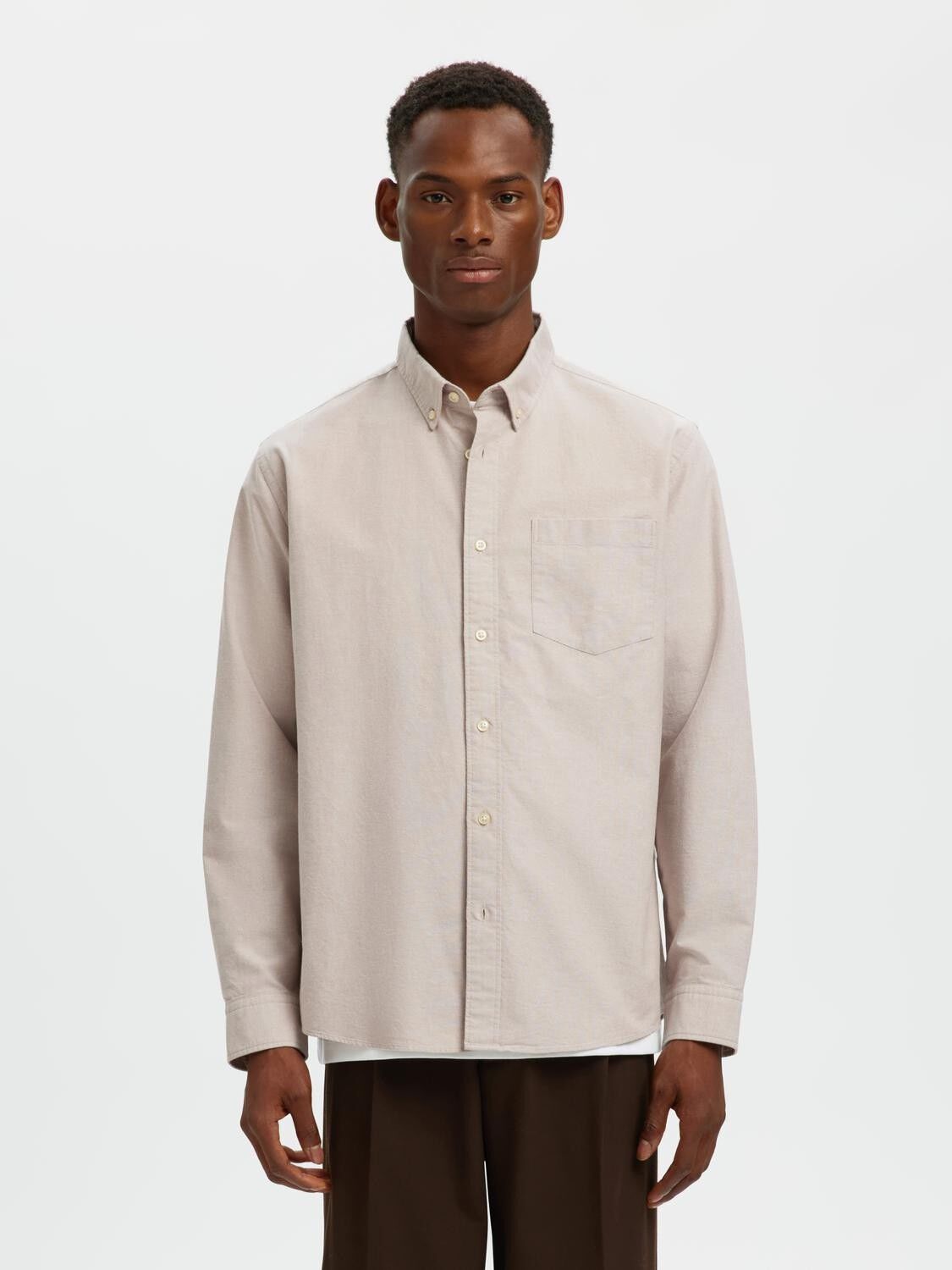 SLMREGCOLE RICK-OX SHIRT LS NOOS