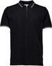 Polo shirt with zip recycled