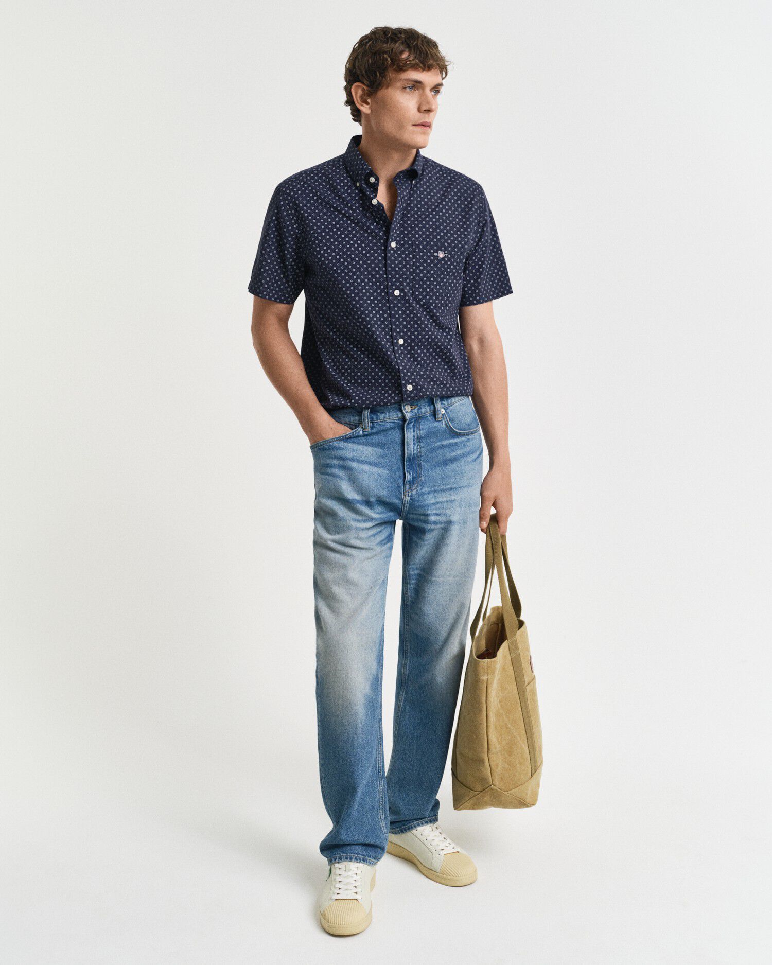 REG MICRO PRINT SS SHIRT