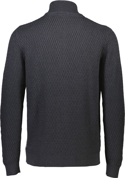 Zip through structure cardigan