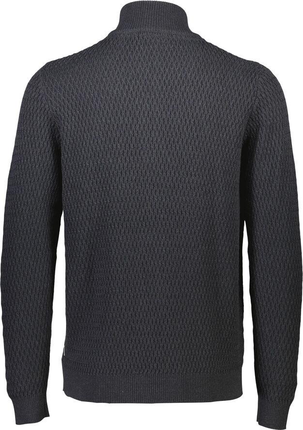 Zip through structure cardigan