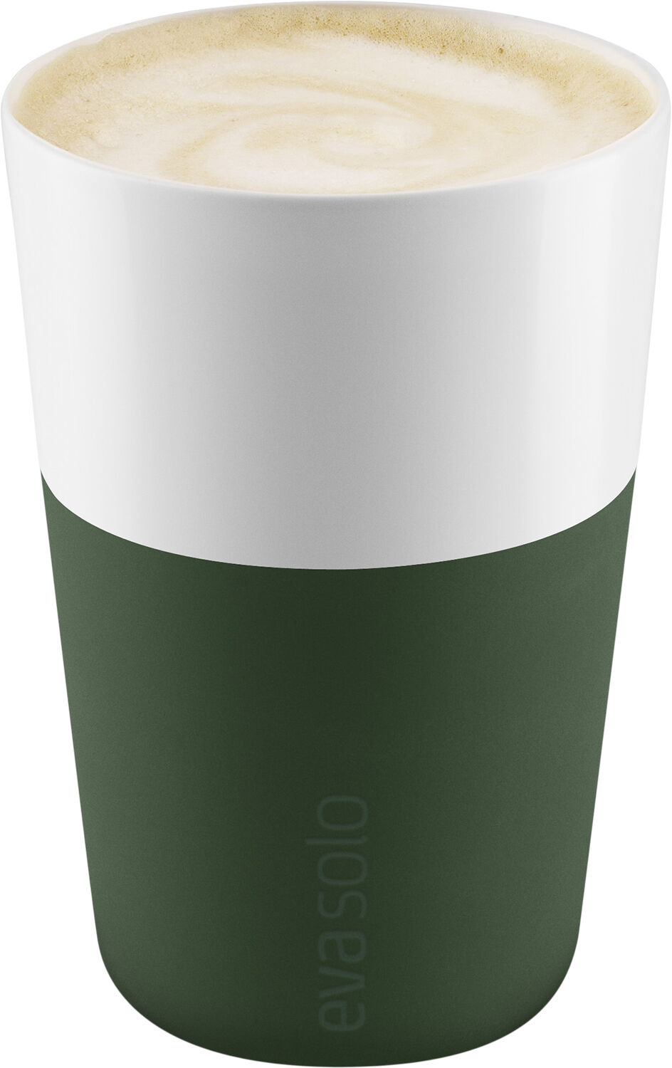 2 Cafe Latte-krus Emerald green