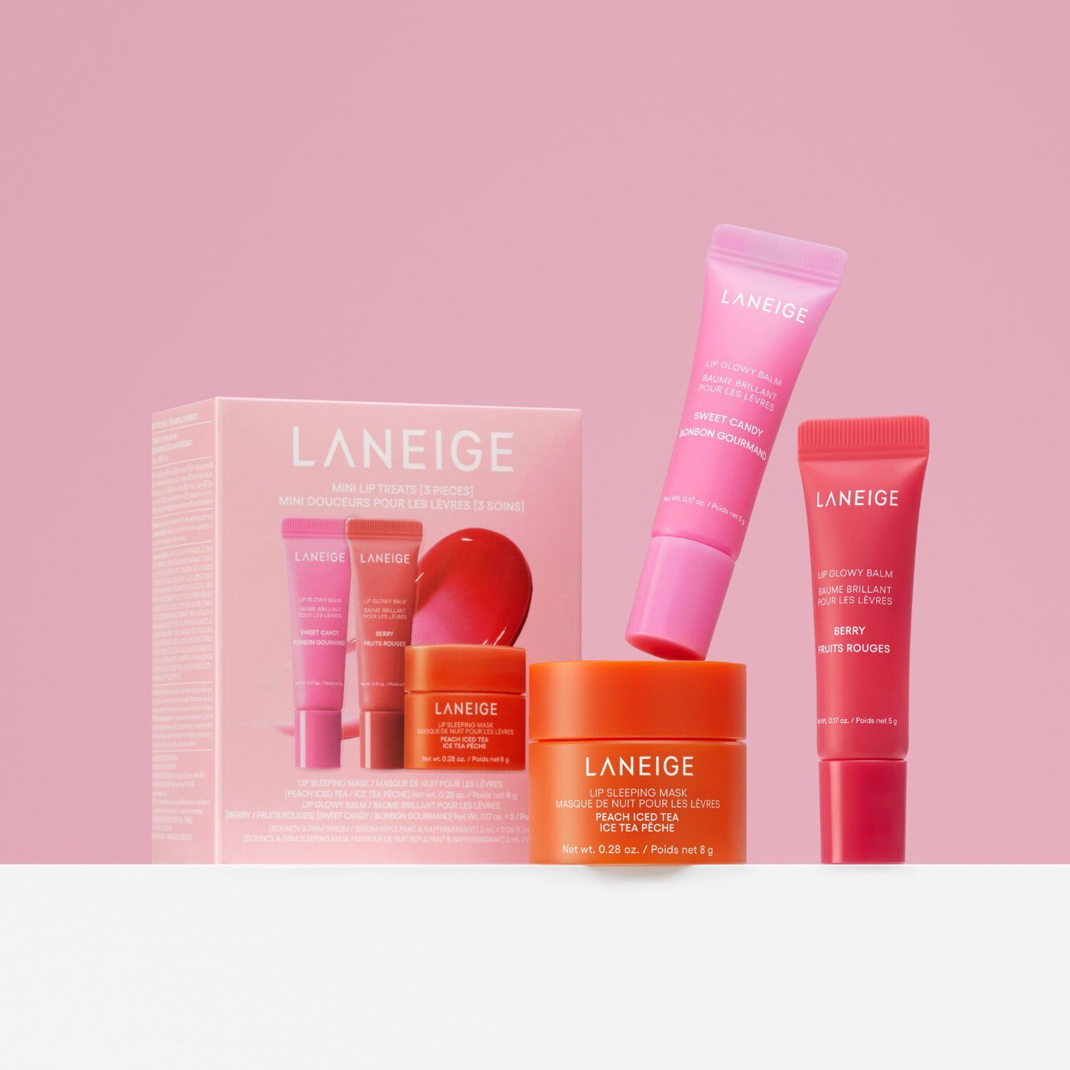 Mini Lip Treats - Fugtgivende l&aelig;beplejes&aelig;t dag & nat