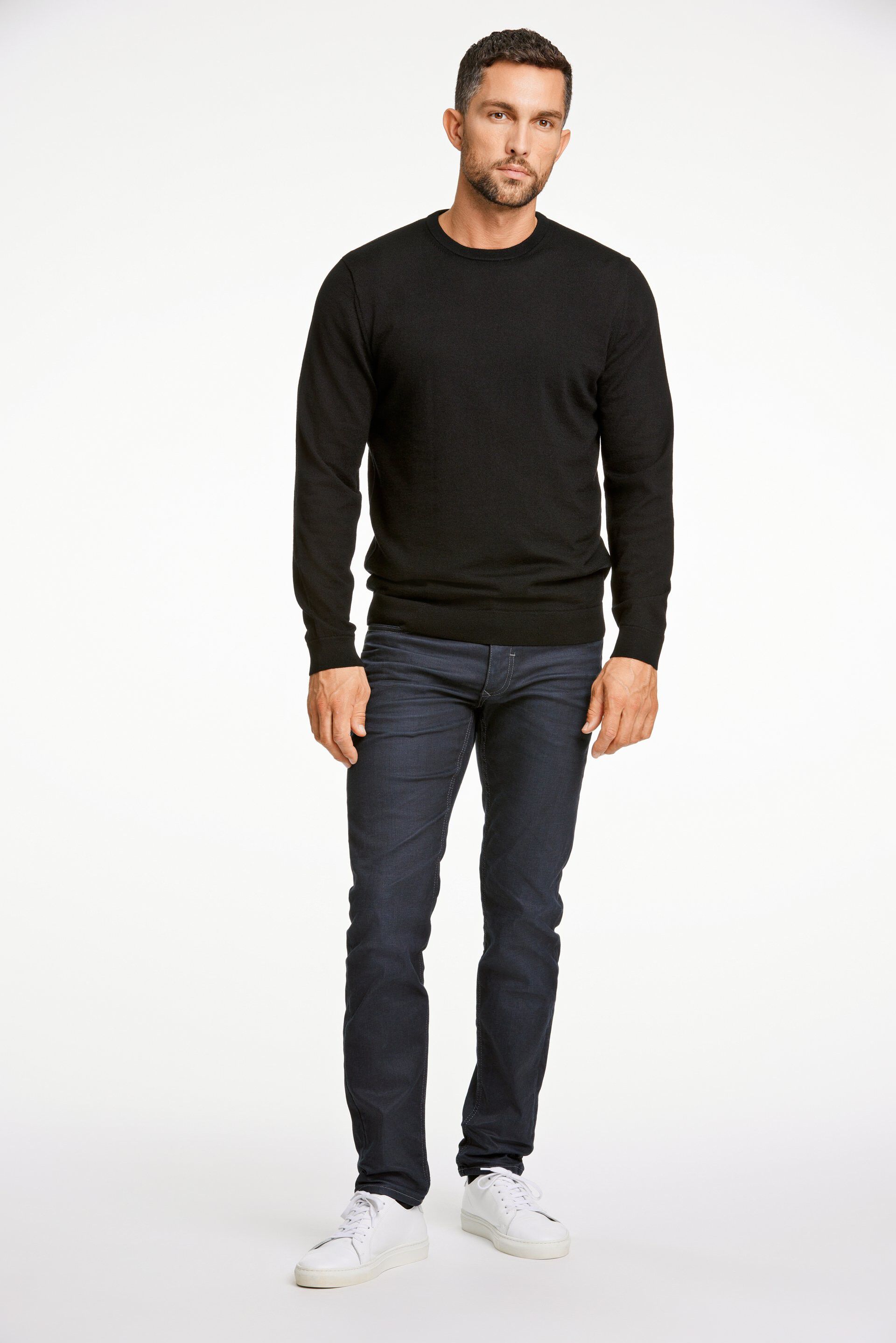 100 % merino crew neck knit