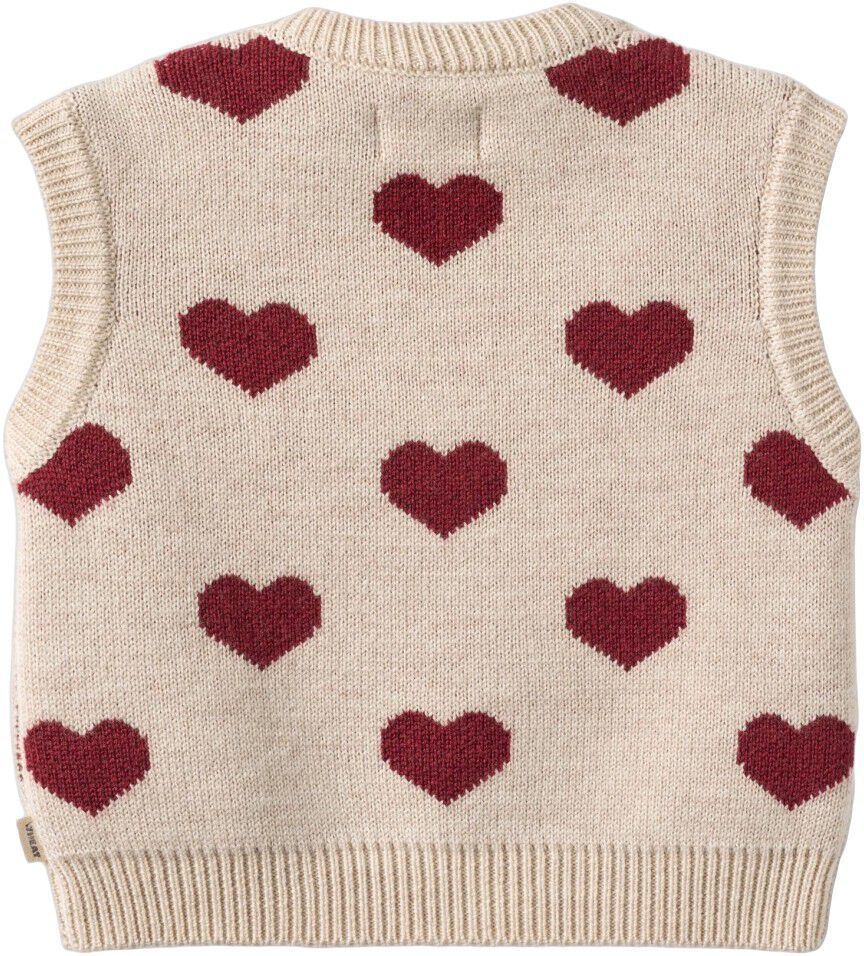 Jacquard Strik Vest Gaby