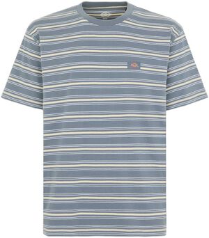 LEWISTOWN STRIPE SS TEE STORMY WEAT