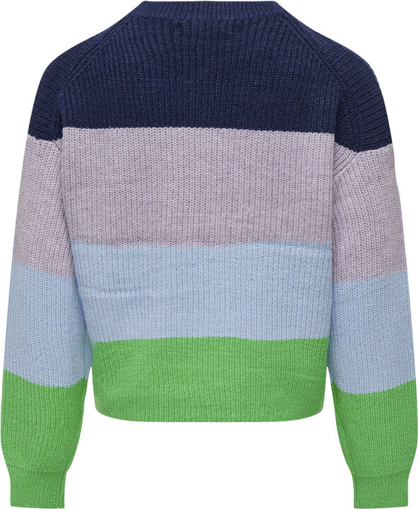 KOGSANDY L/S STRIPE PULLOVER KNT NO