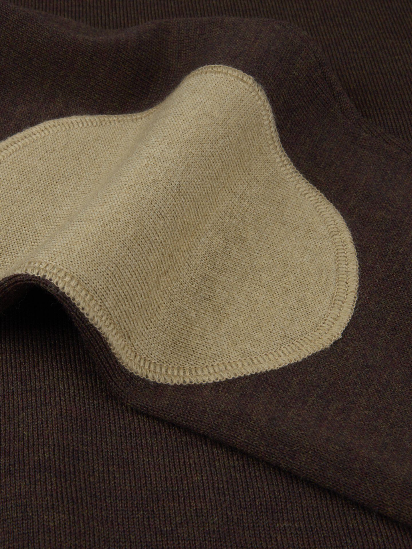 Sweater Knitted Crew Neck With Patch Merino Wool