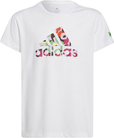 Adidas X Marimekko Aeroready Floral Print T Shirt