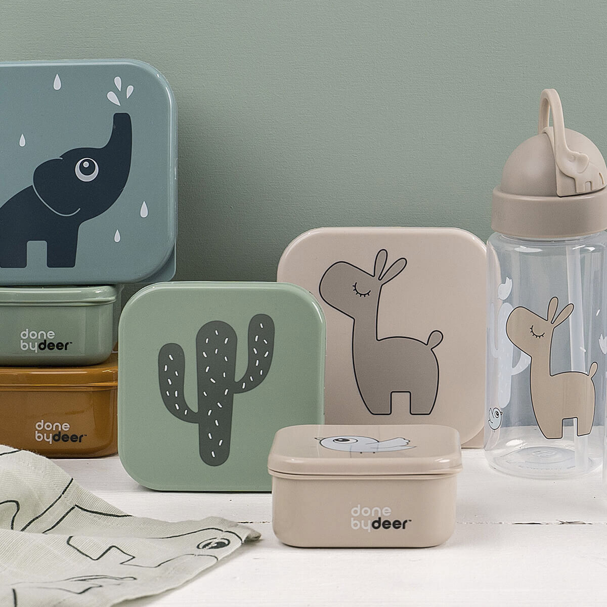 Snackbokse 3 stk. Lalee Sand mix