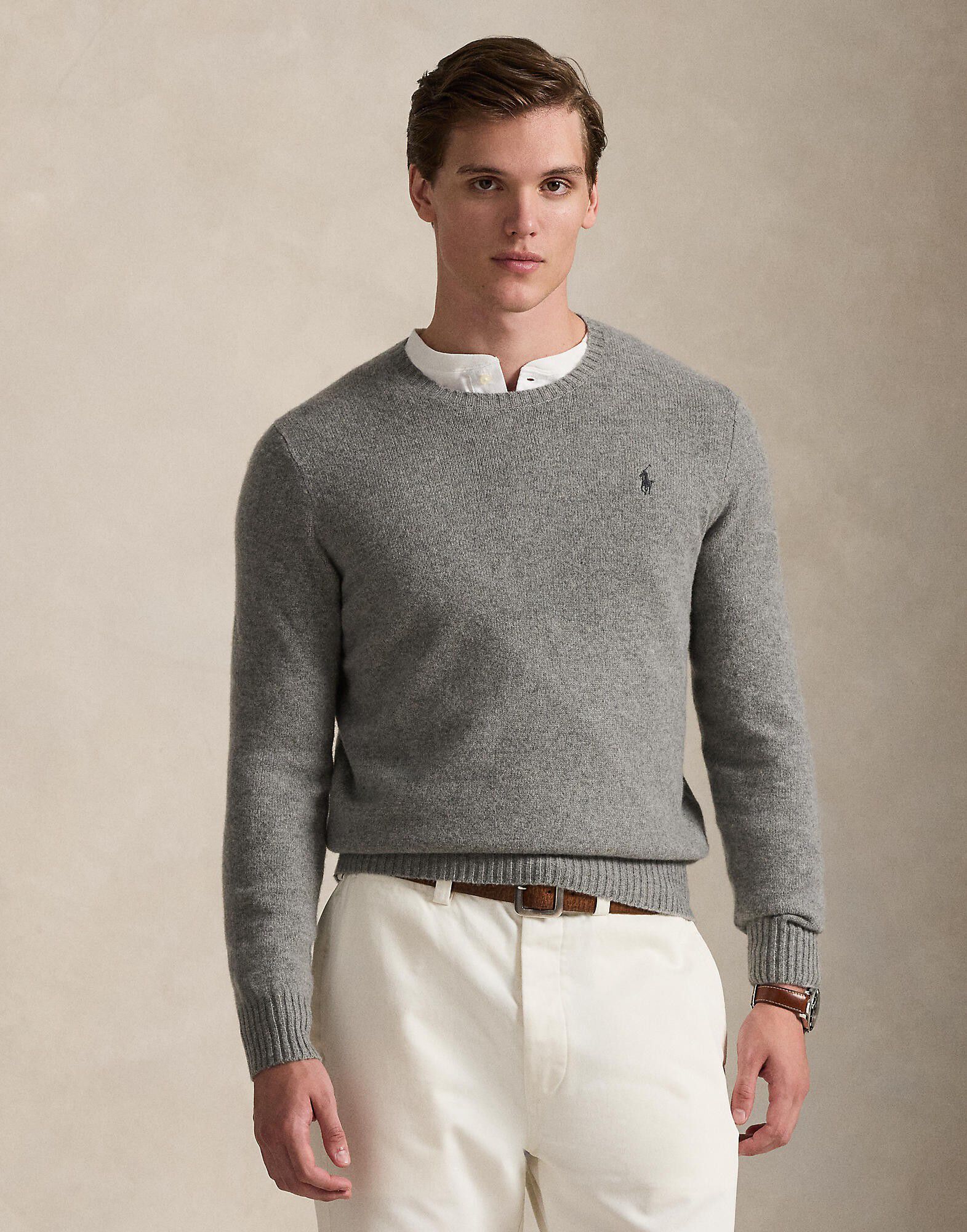 Wool-Cashmere Crewneck Sweater