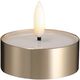 Moods & More - LED Melted tealight, Metal brass finish, 63x2
