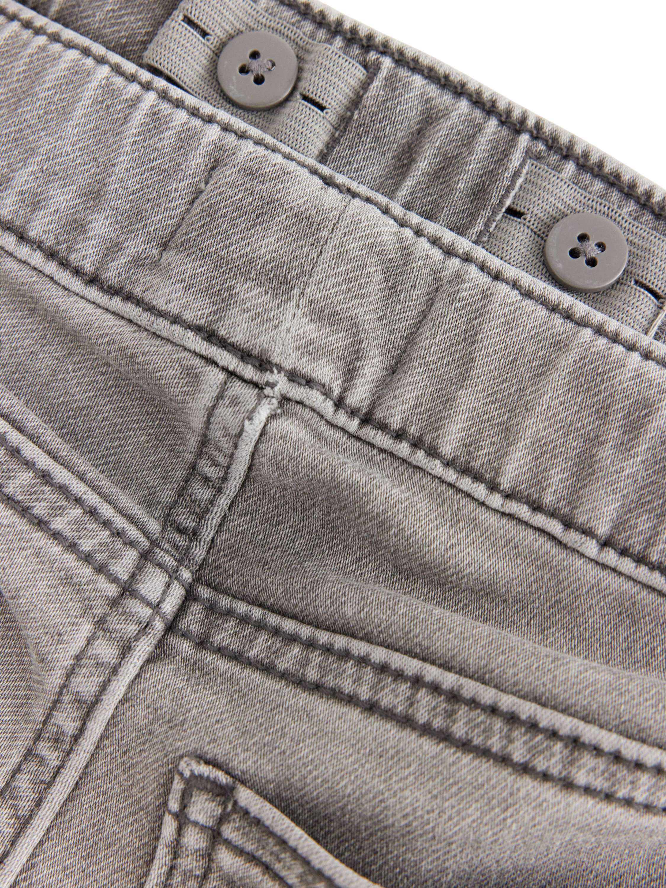 Pull-on-jeans i stretchig bomullstr