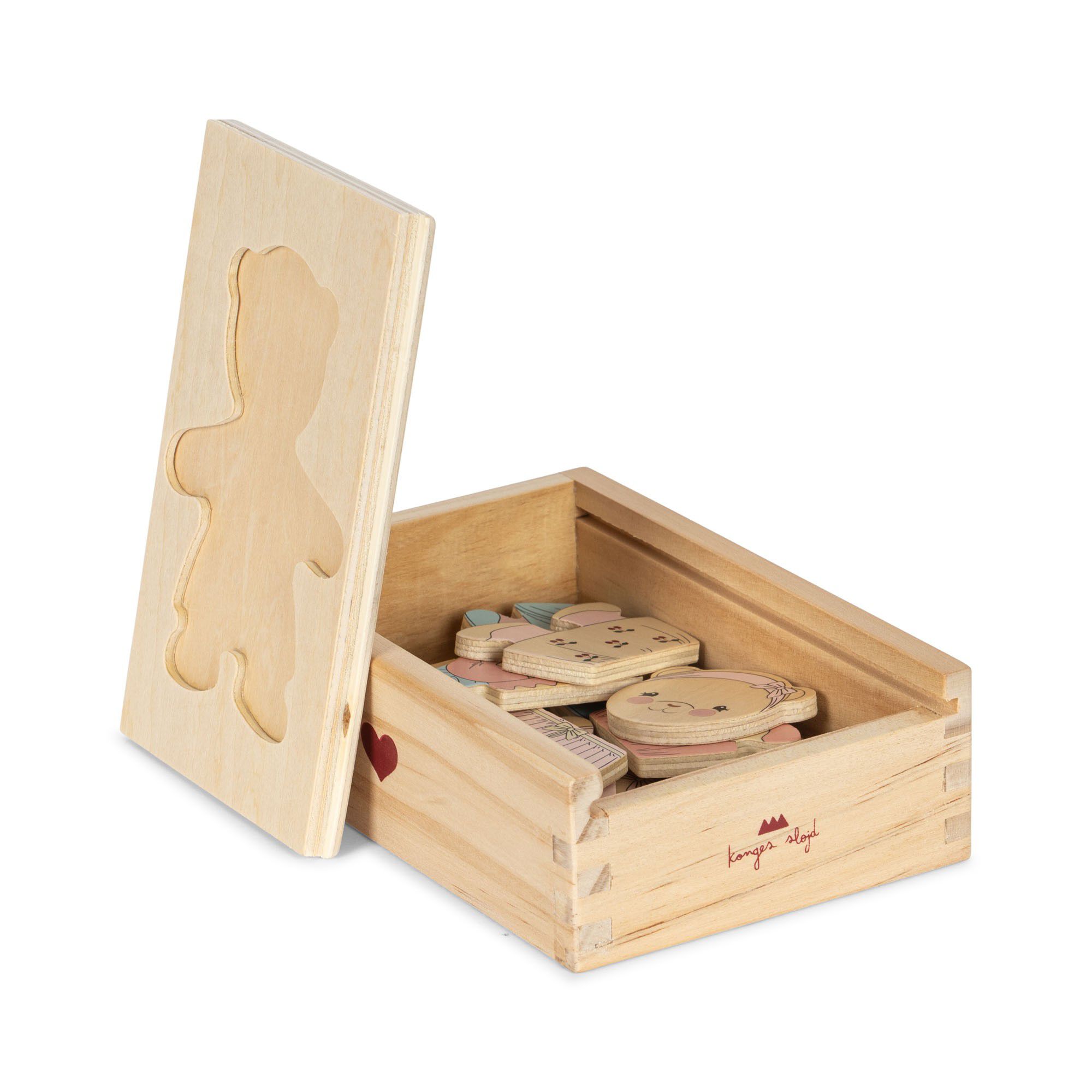 WOODEN TEDDY DRESS UP PUZZLE