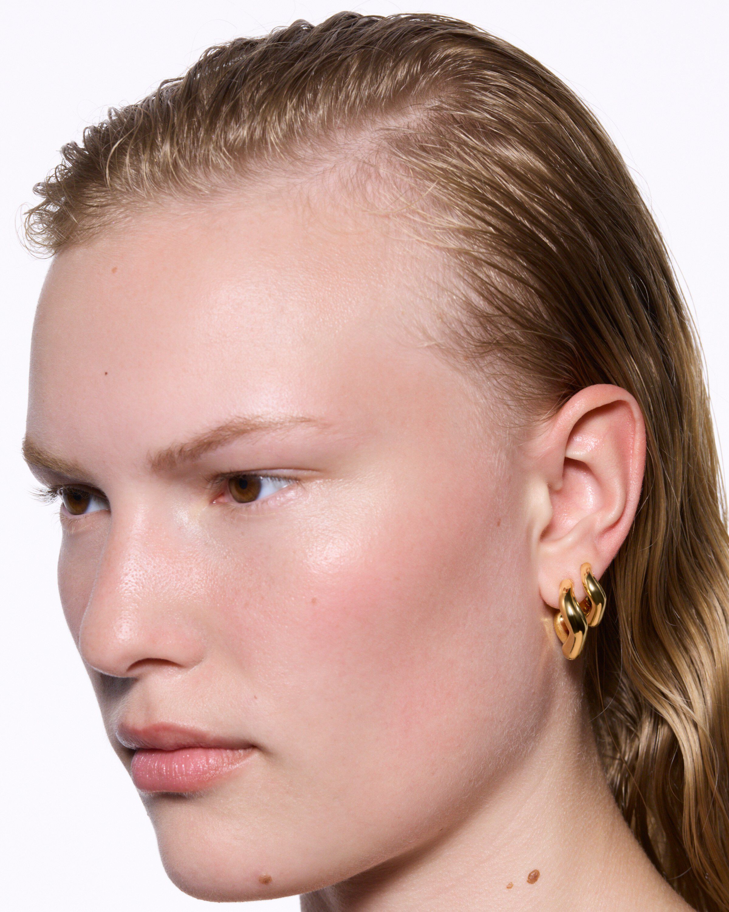 Anil Hoop Small Gold