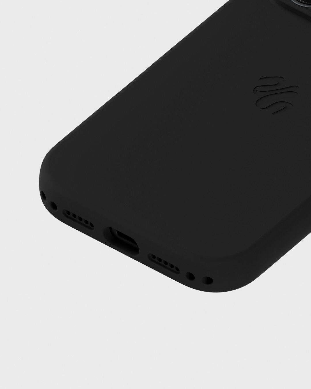 Silicone Case MagSafe Compatible iPhone 17 Pro Max Black