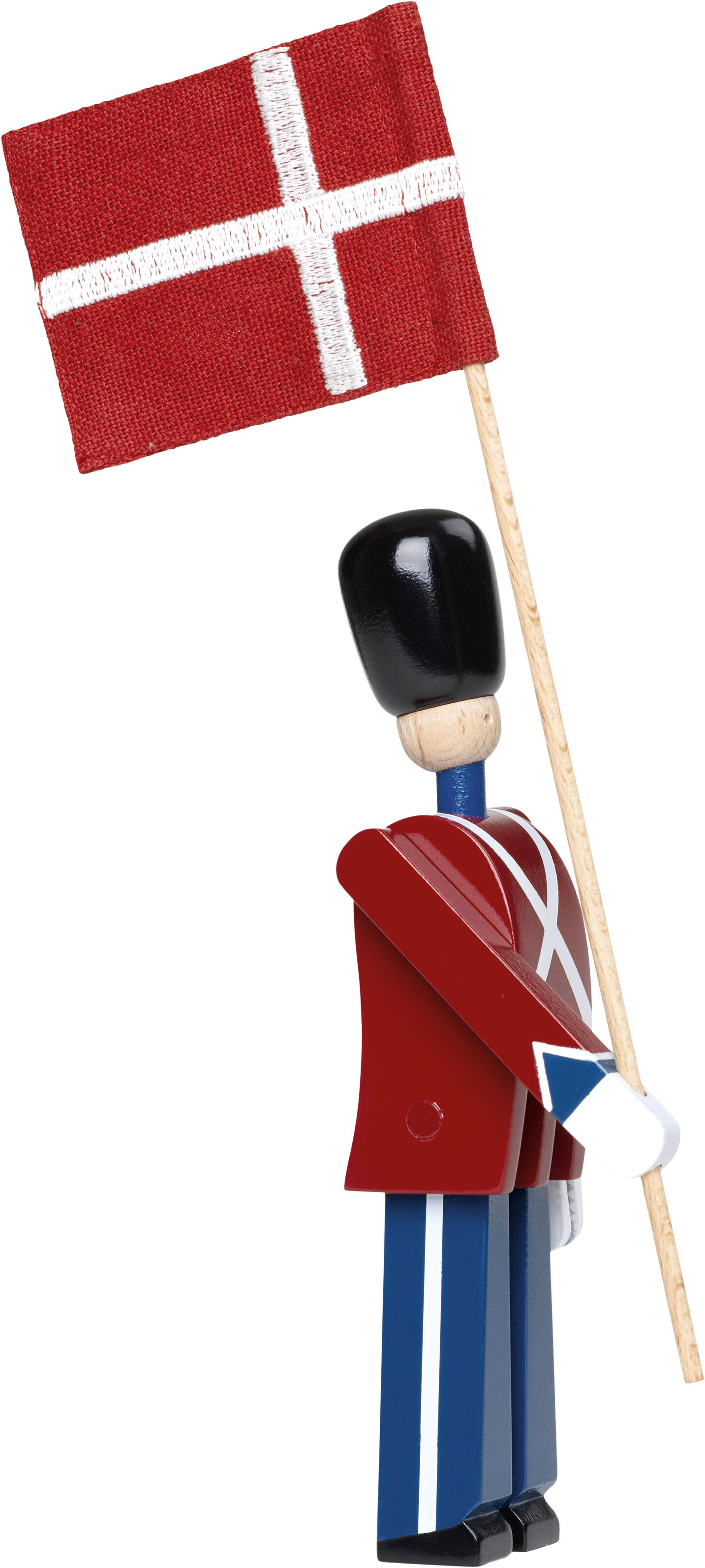 Faneb&aelig;rer mini r&oslash;d/bl&aring;/hvid