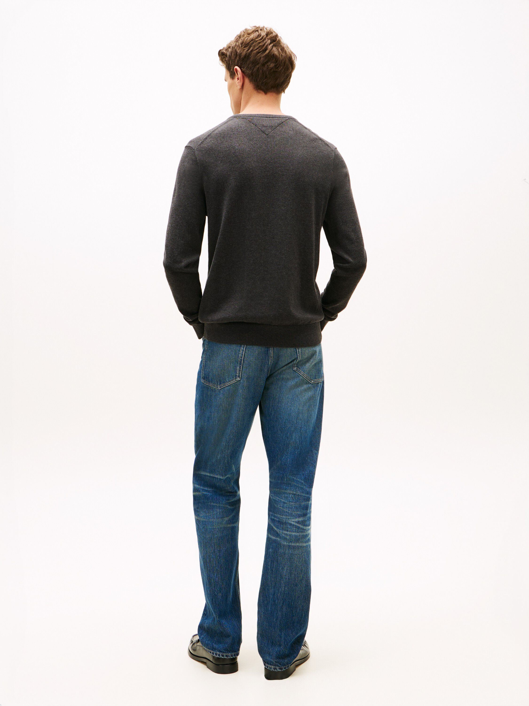 Flag Embroidery Crew Neck Jumper