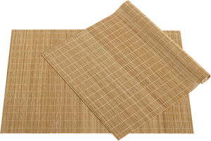 Bamboo Place Mat-Set of 2-Natural