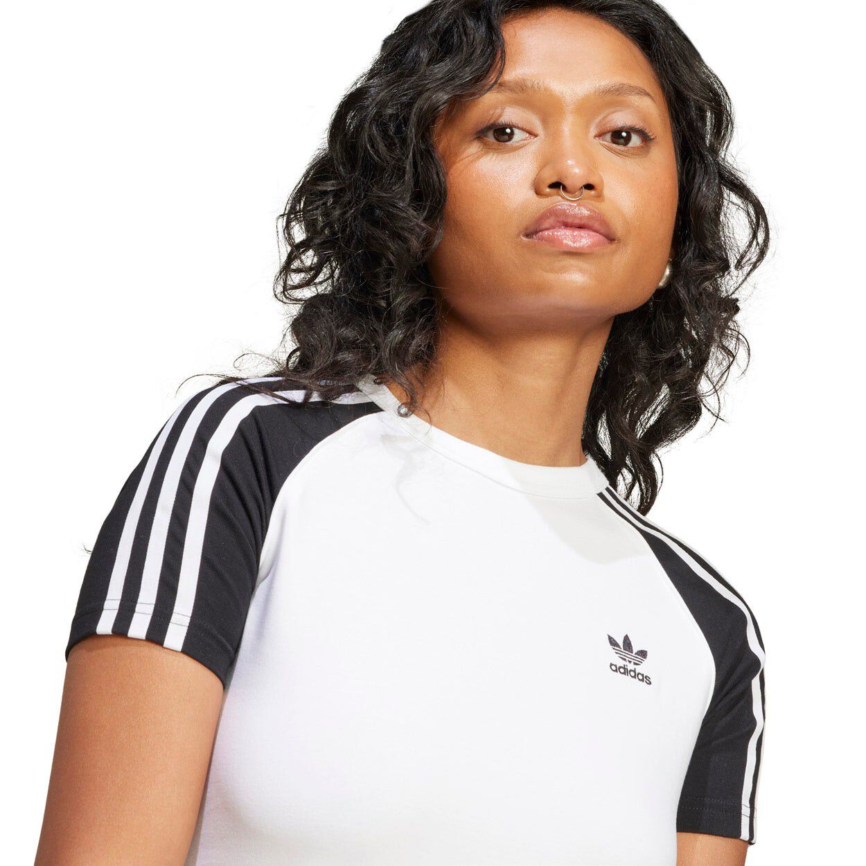 Adicolor 3-Stripes Raglan Slim T-Shirt