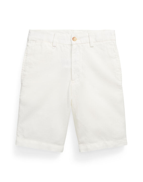 Straight Fit Linen-Cotton Short Teens