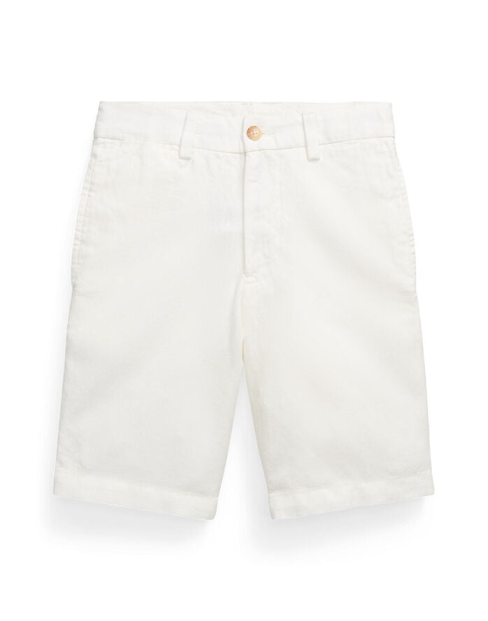 Straight Fit Linen-Cotton Short Teens