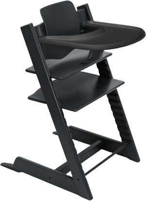 Tripp Trapp� Stol Black + Babyset + Tray Black