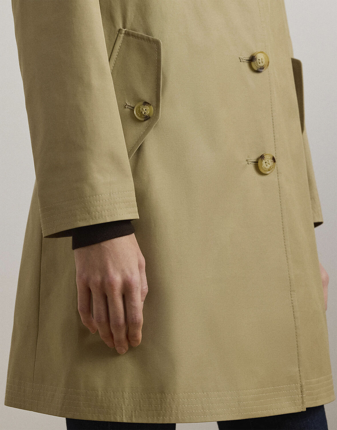 Hooded Cotton-Blend Balmacaan Coat