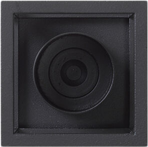 Kubus T, Candle Holder, Black