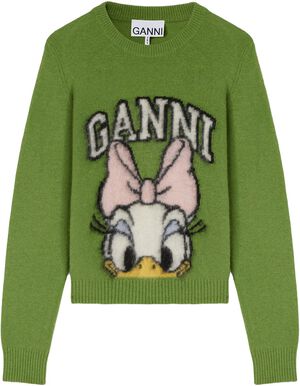 Brushed alpaca Daisy Crewneck