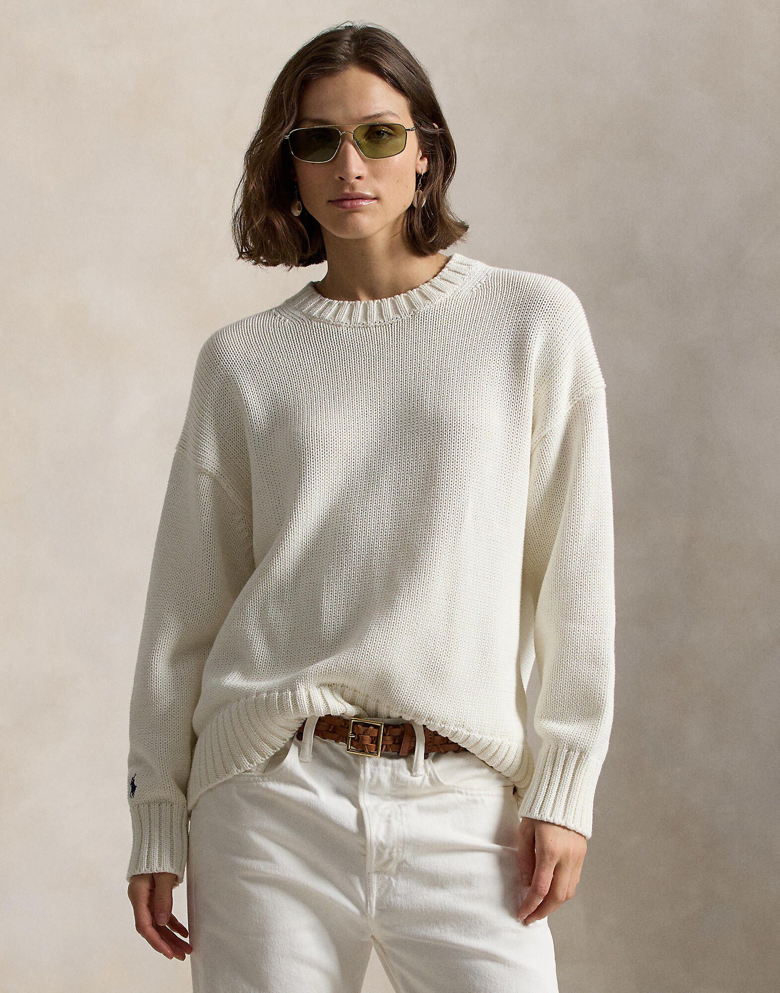Cotton Crewneck Sweater