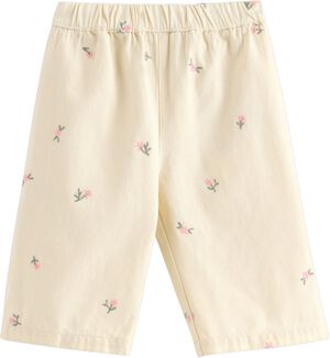 Trousers woven emb