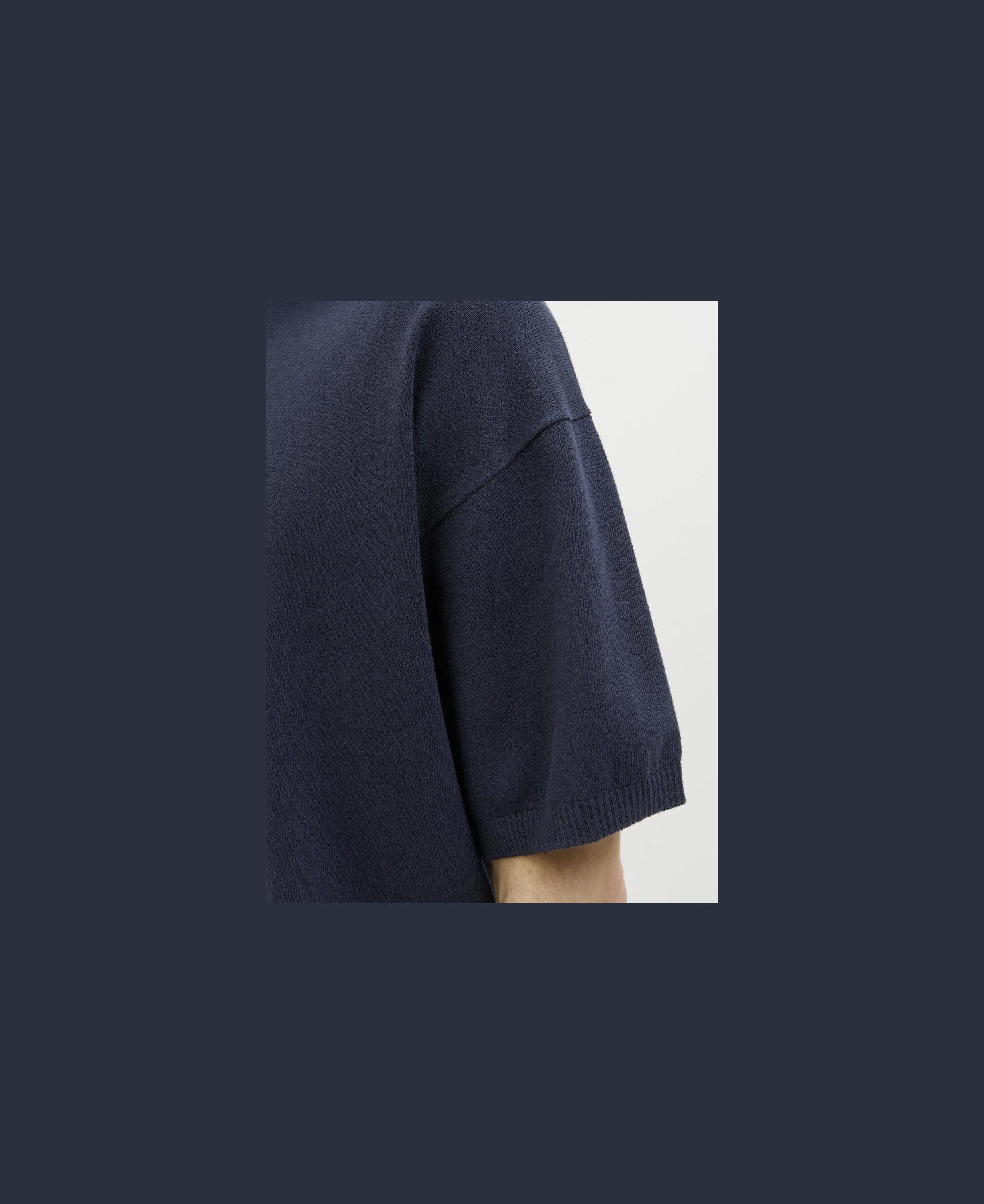 JREBCALLUM KNIT SPLIT NECK