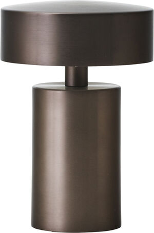 Column Table Lamp, Portable, Bronze