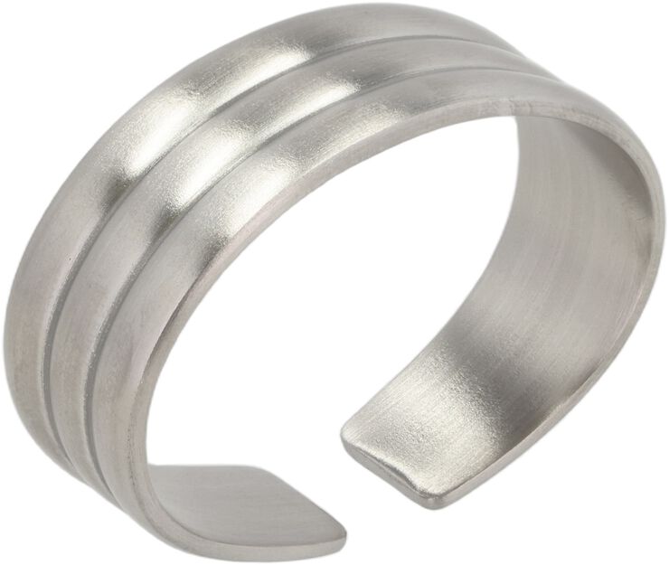 Servietring Thebe 4 stk. Mat stål Recycled