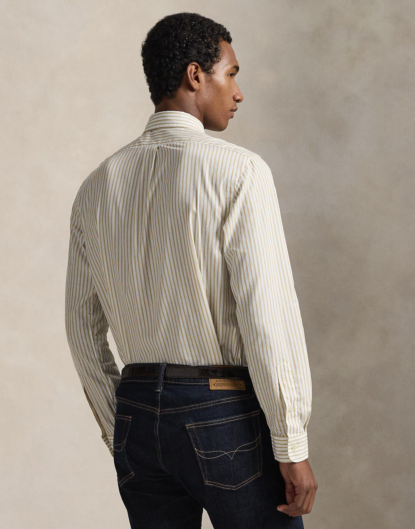 Custom Fit Striped Broadcloth Shirt