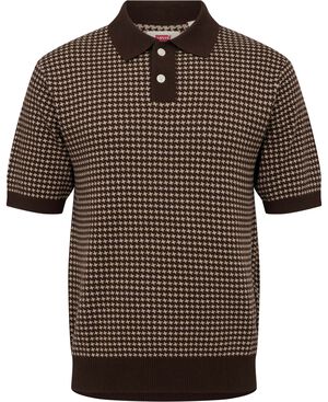SWEATER KNIT POLO SWEATER POLO