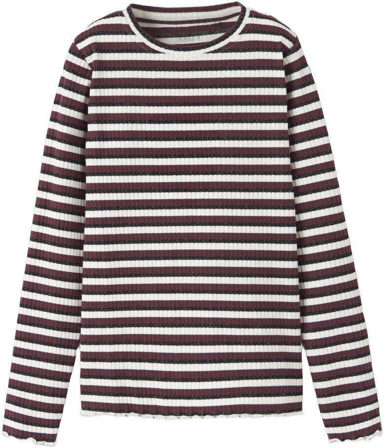 NKFVEMMA GLITTER LS SLIM TOP