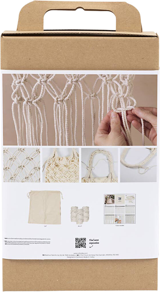 DIY Kit Macram&eacute;, Taske