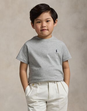 Cotton Jersey Crewneck Tee